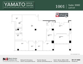 999-1001 W Yamato Rd, Boca Raton, FL à louer Plan d’étage- Image 2 de 13