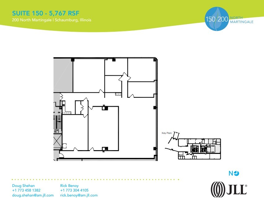 150 N Martingale Rd, Schaumburg, IL à louer Plan d  tage- Image 1 de 1