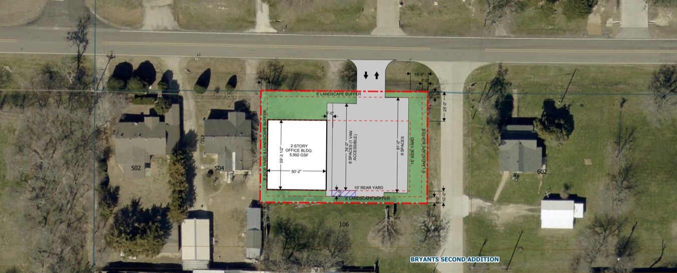 508 Broadway st, Prosper, TX à louer Photo du bâtiment- Image 1 de 11