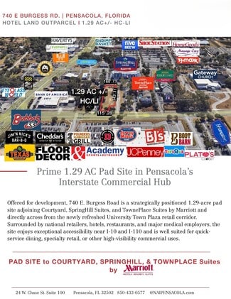 More details for 740 Burgess Rd, Pensacola, FL - Land for Sale