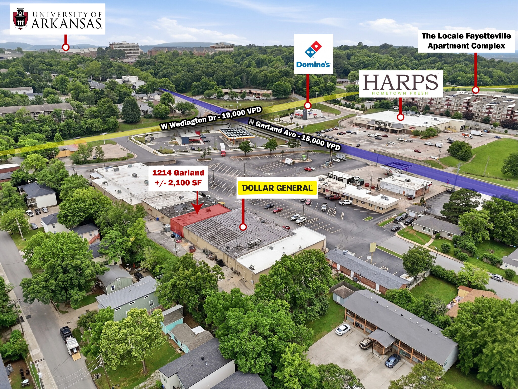 1200-1220 N Garland Ave, Fayetteville, AR for lease Interior Photo- Image 1 of 22