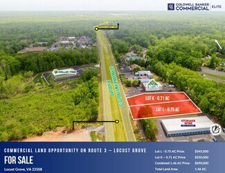 Plus de détails pour 4020-4062 Germanna Hwy, Locust Grove, VA - Terrain à vendre