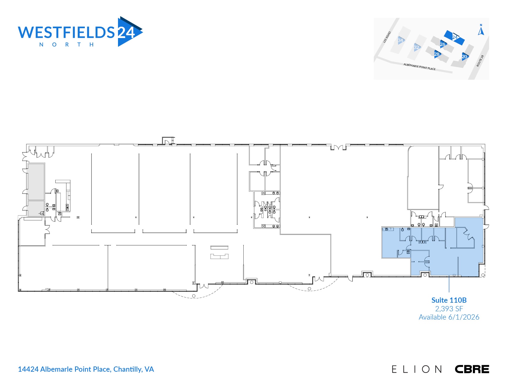 14428 Albemarle Point Pl, Chantilly, VA à louer Plan d’étage- Image 1 de 1