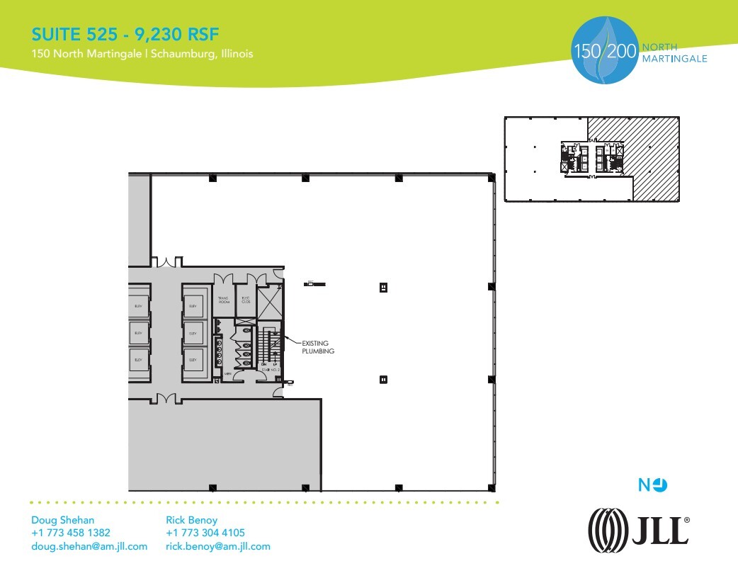 150 N Martingale Rd, Schaumburg, IL à louer Plan d  tage- Image 1 de 1