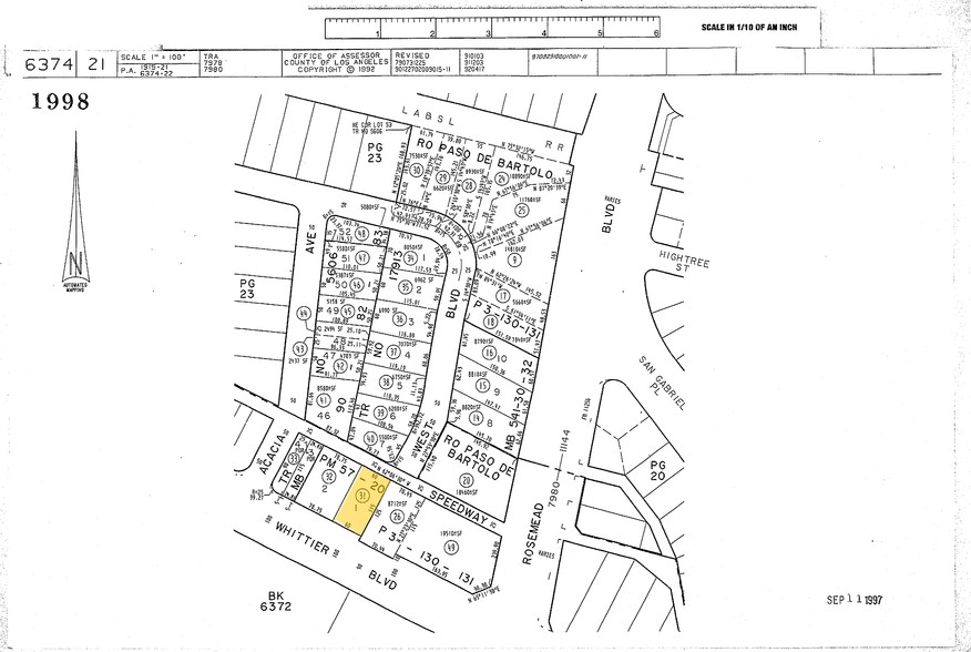 8819 Whittier Blvd, Pico Rivera, CA à louer - Plan cadastral - Image 2 de 7