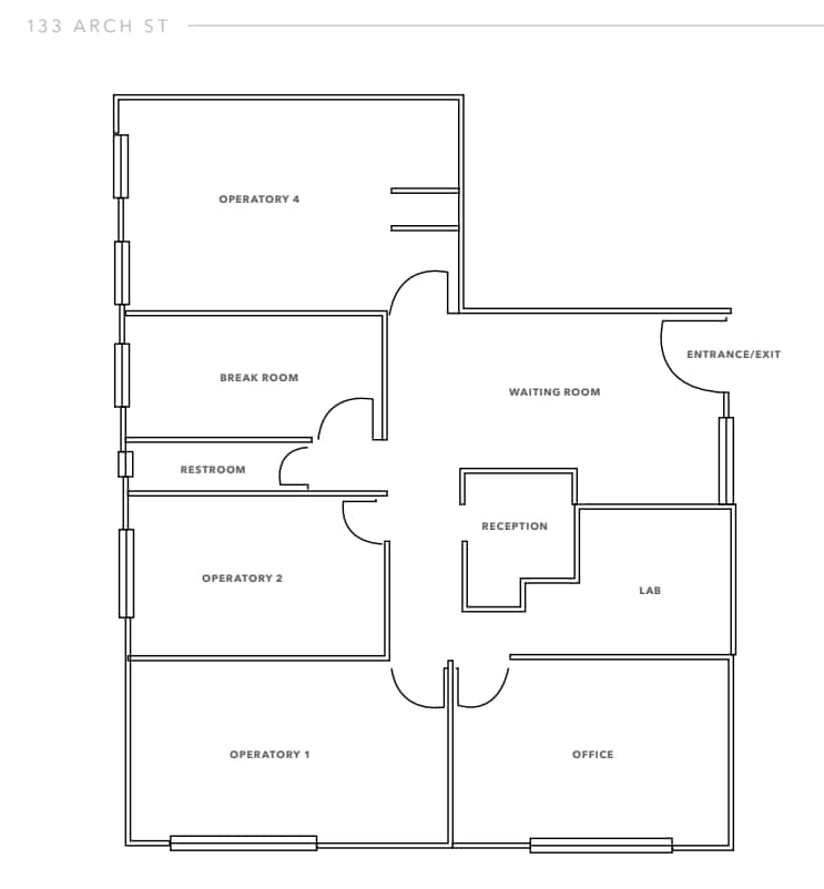 133 Arch St, Redwood City, CA for lease Floor Plan- Image 1 of 1