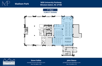 5620 University Pky, Winston-Salem, NC à louer Plan d’étage- Image 1 de 1