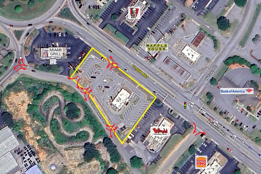 1808 Asheville Hwy, Spartanburg, SC for lease - Building Photo - Image 2 of 6