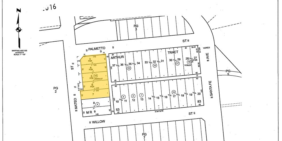 564 S Mateo St, Los Angeles, CA à louer - Plan cadastral - Image 3 de 3