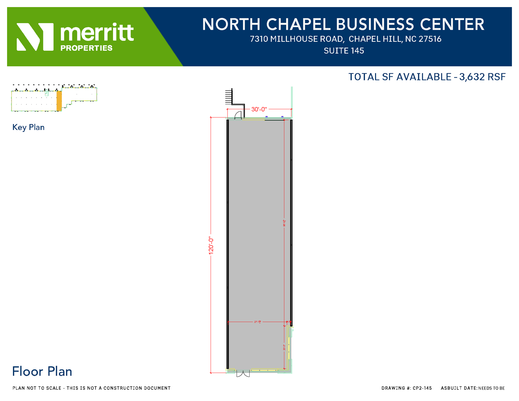 7300 Millhouse Rd, Chapel Hill, NC à louer Plan d  tage- Image 1 de 1