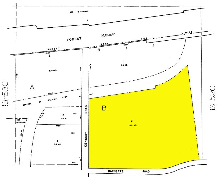 16 Overmeyer Way, Forest Park, GA à louer - Plan cadastral - Image 3 de 3