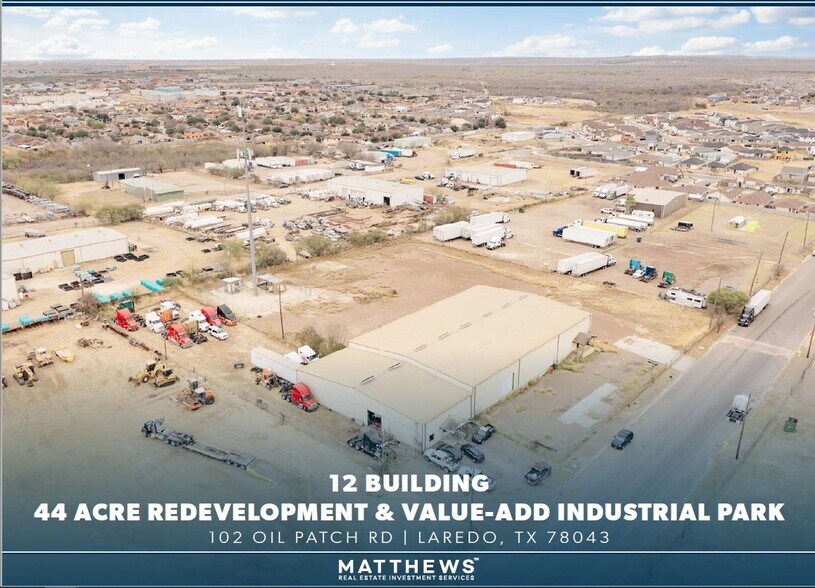 102 Oil Patch Rd, Laredo, TX à vendre - Aérien - Image 1 de 4