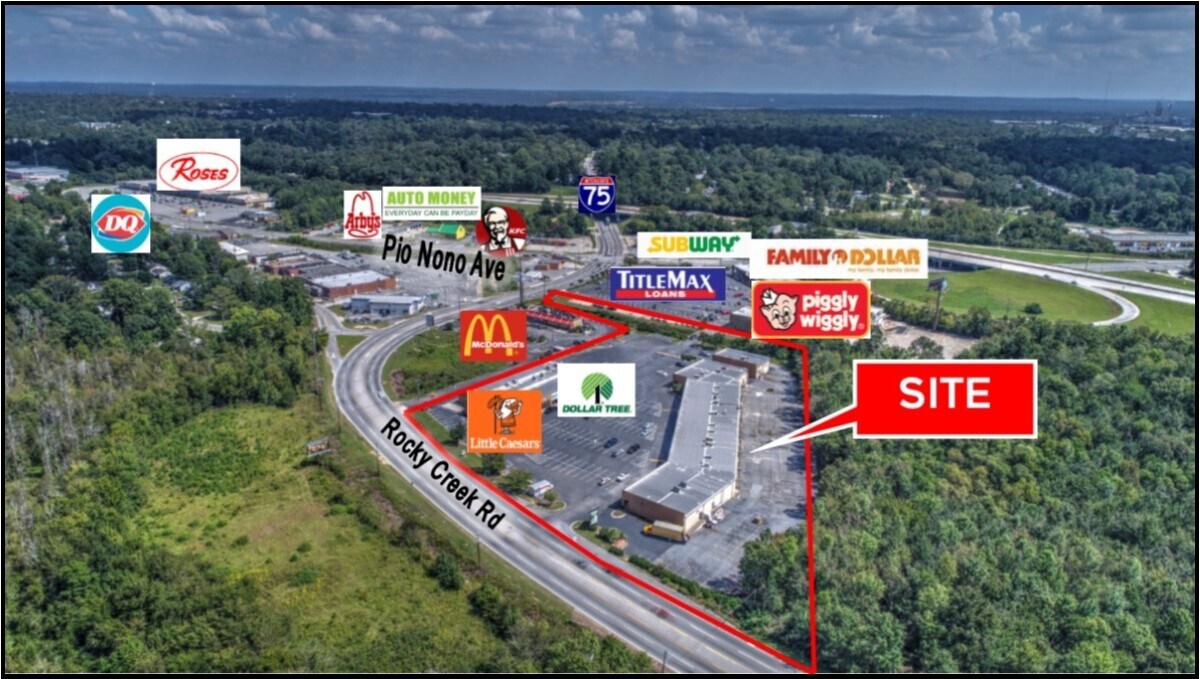1500-1550 Rocky Creek Rd, Macon-Bibb, GA à louer Photo du bâtiment- Image 1 de 8