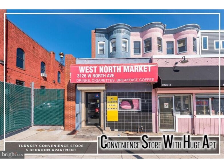 3126 W North Ave, Baltimore, MD à vendre - Photo du bâtiment - Image 1 de 32