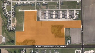 1529 N Main St, Chatham, IL - AERIAL  map view
