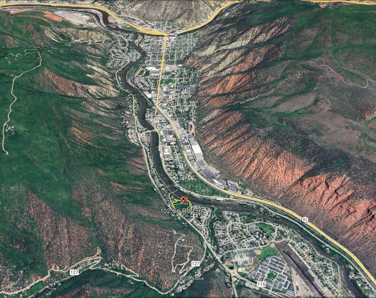 102 County Road 156, Glenwood Springs, CO for sale Aerial- Image 1 of 12