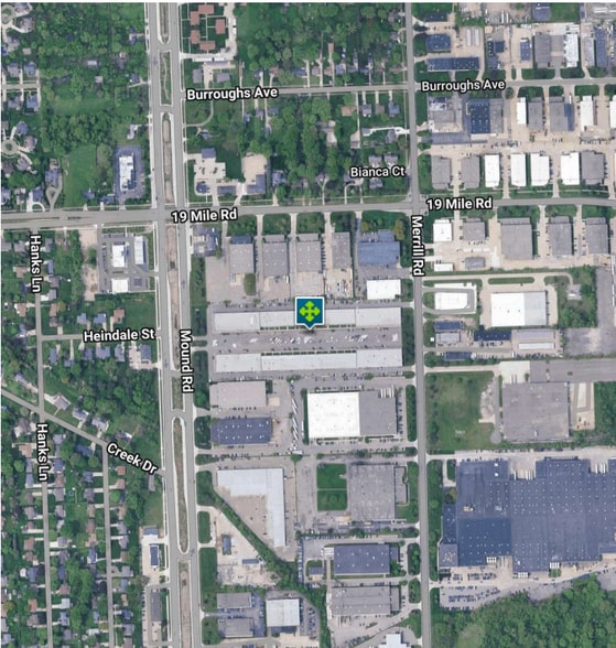 42700-42786 Mound Rd, Sterling Heights, MI for lease - Aerial - Image 2 of 8