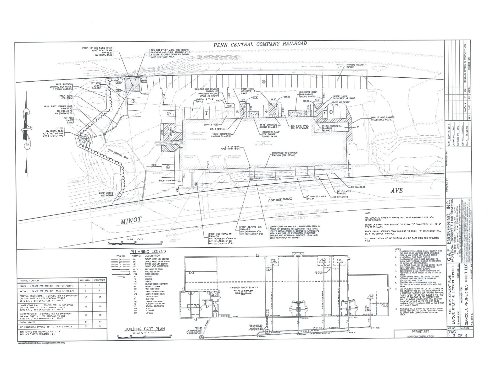 72 Minot Ave, Wareham, MA à louer Plan de site- Image 1 de 9