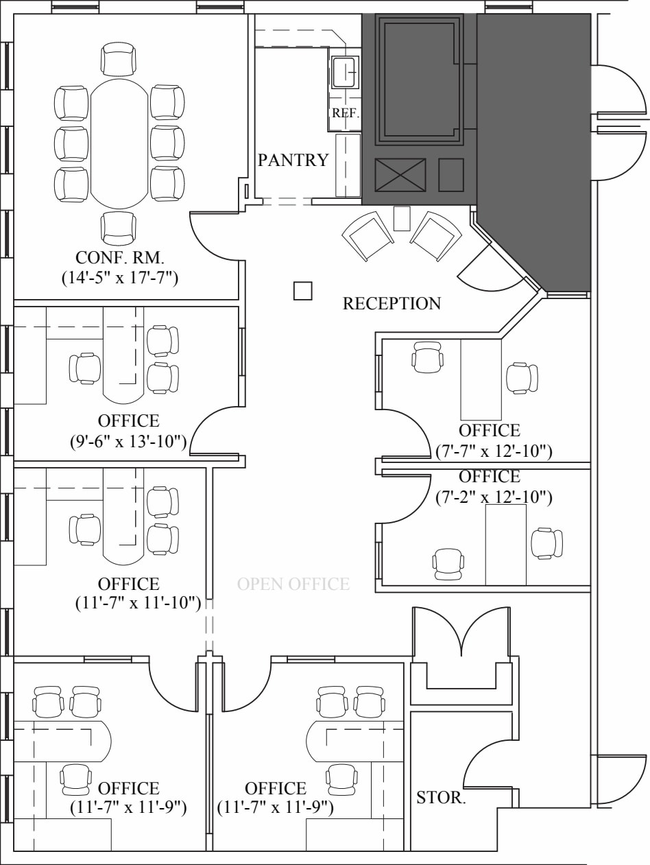 1063 Boston Post Rd, Darien, CT à louer Plan d’étage- Image 1 de 2