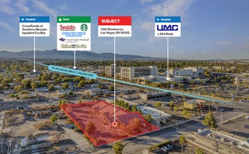 1120 Shadow Ln, Las Vegas, NV - AÉRIEN  Vue de la carte - Image1