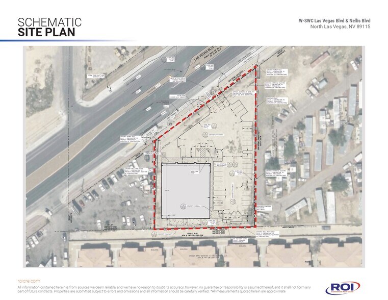 Nellis Boulevard Blvd, Las Vegas, NV à vendre - Plan de site - Image 2 de 2
