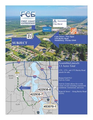 More details for 1570-1574 Baxley Rd, Middleburg, FL - Land for Sale