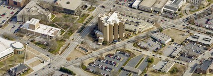 301 College St, Greenville, SC - AERIAL  map view