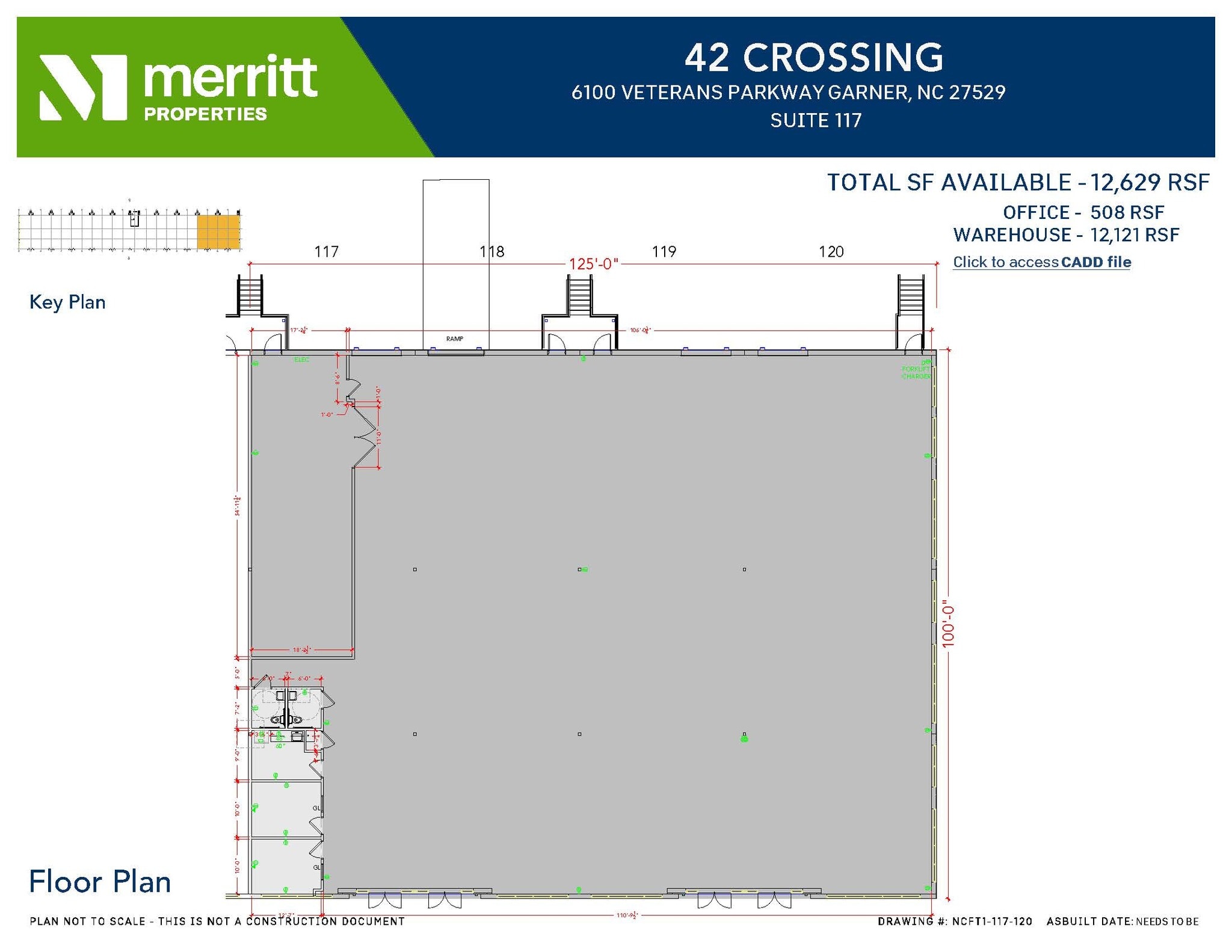 6100 NC Highway 42 W, Garner, NC à louer Plan d’étage- Image 1 de 4