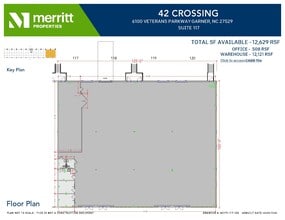 6100 NC Highway 42 W, Garner, NC à louer Plan d’étage- Image 1 de 4