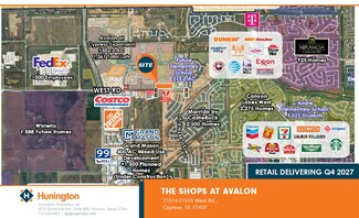 Plus de détails pour NEC of West Rd and Avalon River Rd, Cypress, TX - Commerce de détail à louer