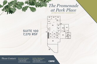 410 Park Place Blvd, Clearwater, FL à louer Plan d’étage- Image 1 de 1