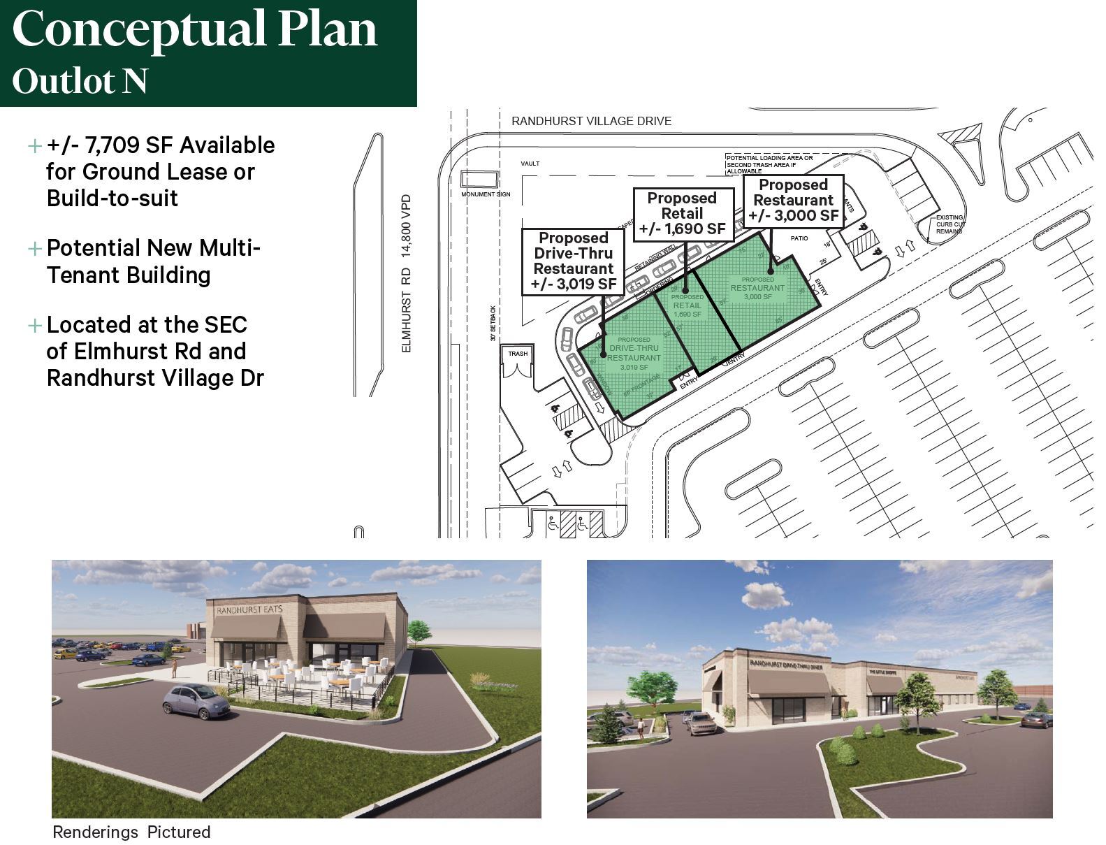 999 Elmhurst Rd, Mount Prospect, IL for lease Site Plan- Image 1 of 4