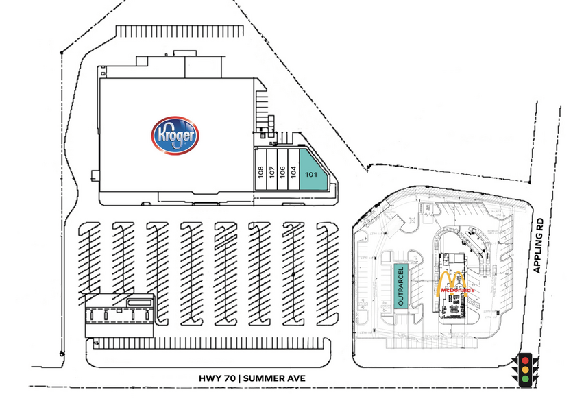 7615 US Highway 70, Bartlett, TN for lease - Building Photo - Image 2 of 2