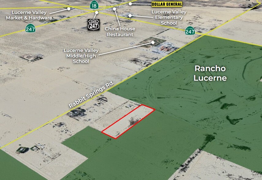 0 Meridian Rd, Lucerne Valley, CA for sale - Building Photo - Image 1 of 3