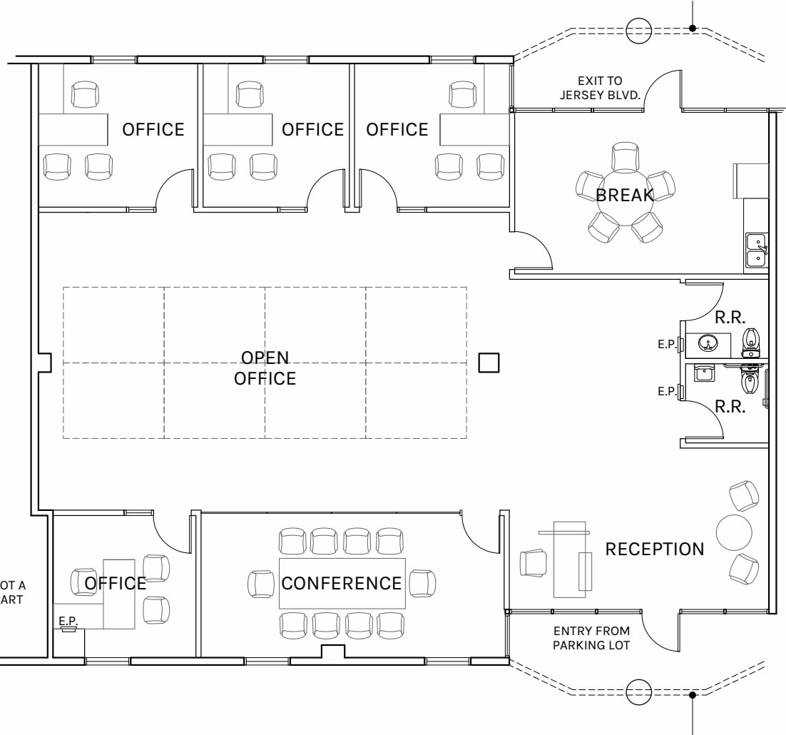10700 Jersey Blvd, Rancho Cucamonga, CA for lease Floor Plan- Image 1 of 2