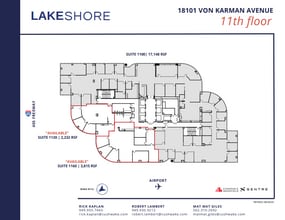 18101 Von Karman Ave, Irvine, CA for lease Floor Plan- Image 2 of 9