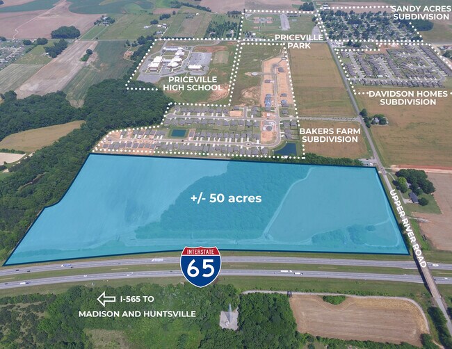 Plus de détails pour 82 E Upper River Rd, Decatur, AL - Terrain à vendre