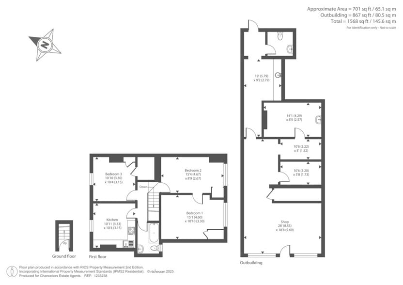 457 London Rd, Camberley for sale - Floor Plan - Image 2 of 15