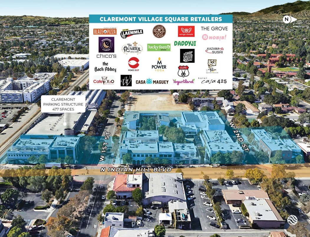 Indian Hill Blvd, Claremont, CA à louer Photo du bâtiment- Image 1 de 9
