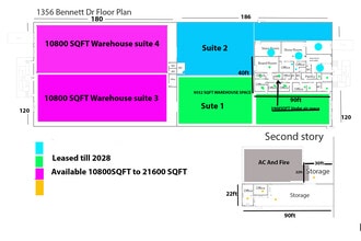 1356 Bennett Dr, Longwood, FL for lease Floor Plan- Image 1 of 1