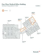1305 Airport Fwy, Bedford, TX à louer Plan de site- Image 1 de 1