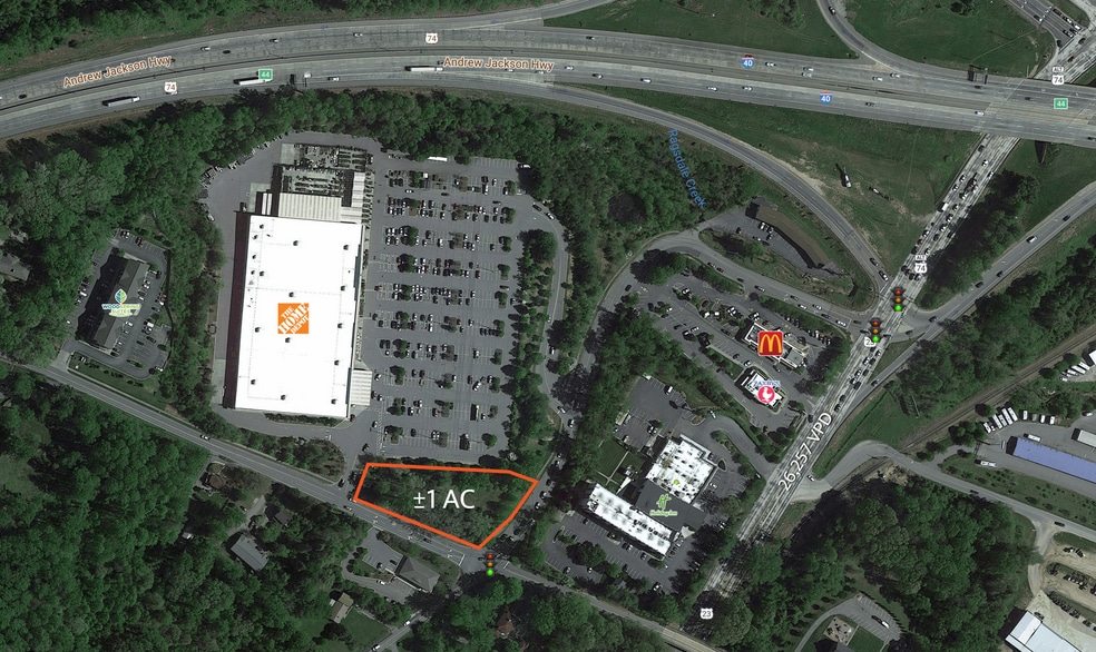 0 Acton Cir, Asheville, NC for sale - Aerial - Image 3 of 5