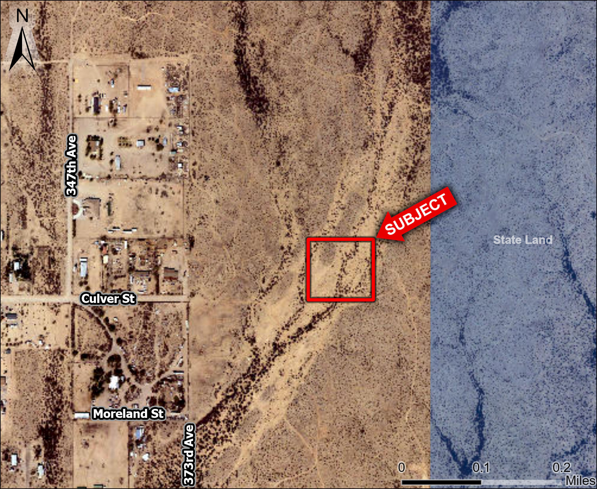 373rd Ave, Tonopah, AZ for sale Aerial- Image 1 of 6