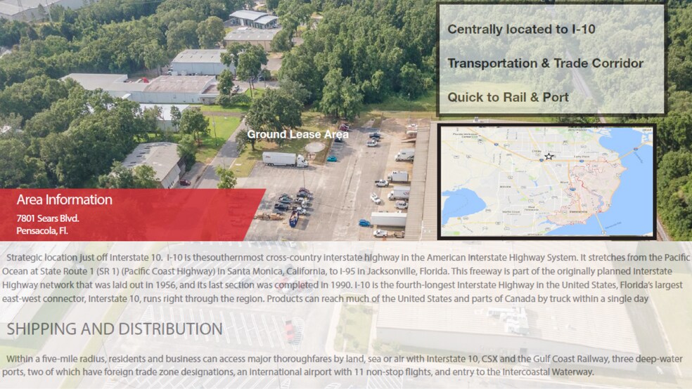 7801 Sears Blvd, Pensacola, FL à louer - Photo du bâtiment - Image 2 de 10