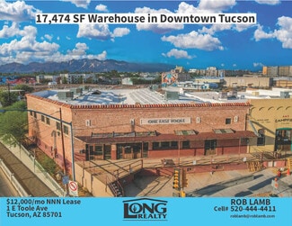 Plus de détails pour 1 E Toole Ave, Tucson, AZ - Commerce de détail à louer