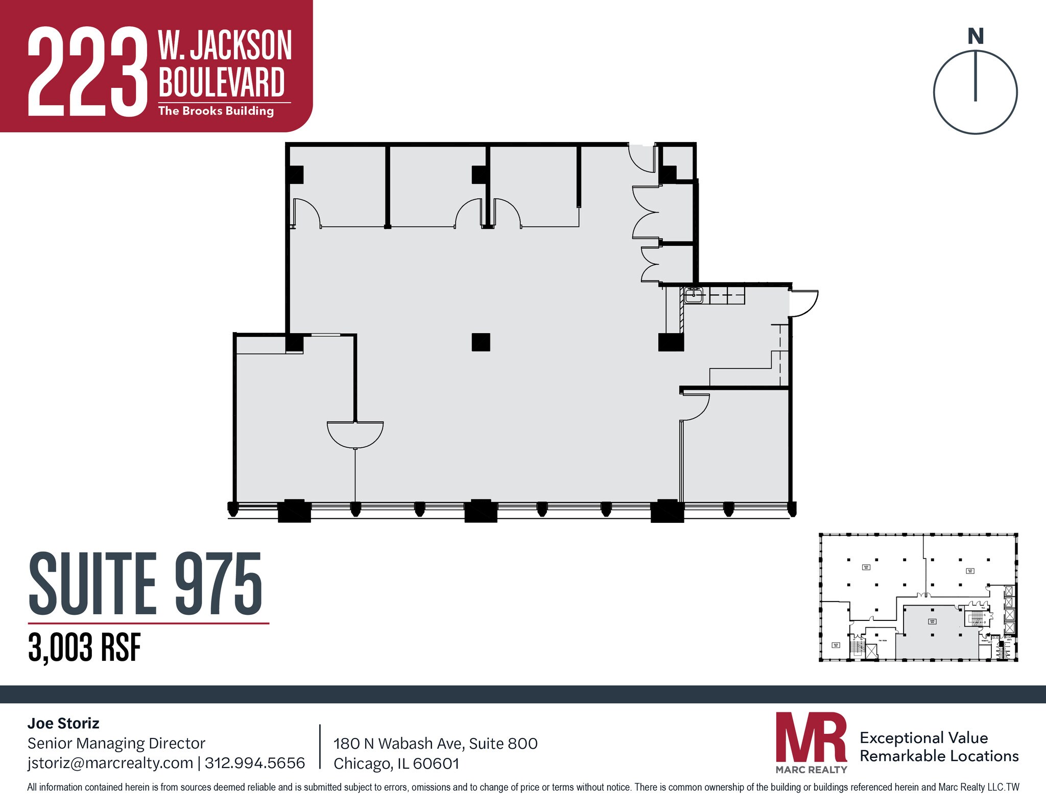 223 W Jackson Blvd, Chicago, IL for lease Floor Plan- Image 1 of 7