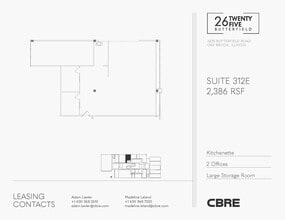 2625 Butterfield Rd, Oak Brook, IL for lease Floor Plan- Image 1 of 1