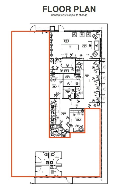 3509-3517 W 57th St, Sioux Falls, SD for lease Floor Plan- Image 1 of 6