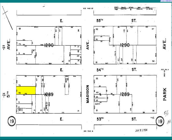 681 Fifth Ave, New York, NY for lease - Plat Map - Image 2 of 9