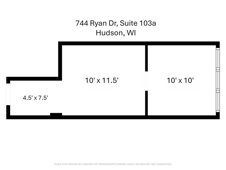 744 Ryan Dr, Hudson, WI à louer - Plan d’étage - Image 3 de 15
